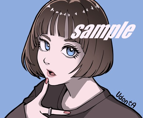 好印象！キュートでポップなアイコン作成します ビジネスや接客で好印象を与えるアイコンを作成します！ イメージ1
