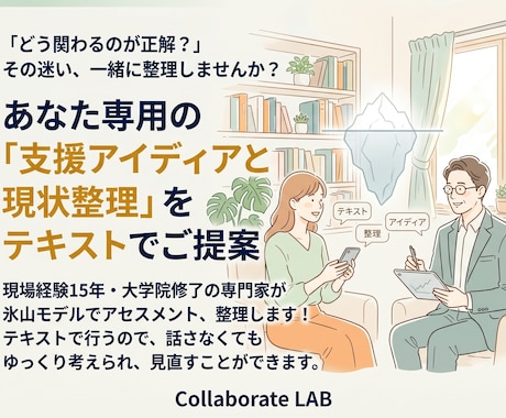 現役の専門家が自閉症支援をPDFで作成します 現役支援員(15年)修士号が一緒に評価、分析して考えます イメージ1
