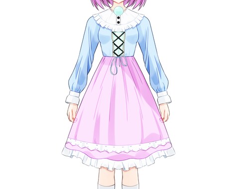 Live2d用イラストのパーツ描きます かわいい女の子描きます。青年系の男性キャラも可 イメージ2