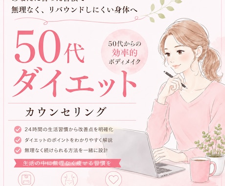 50代のダイエットはこれ一択ます 誰でも簡単に習慣化できるダイエット＆ボディメイク イメージ1