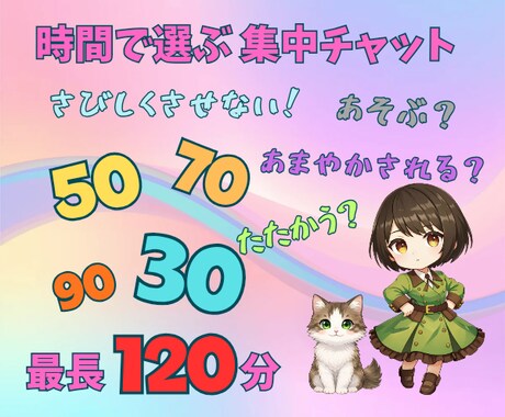 時間延長可能✰集中チャット開催してます 愚痴聞き☑️話し相手☑️相談☑️雑談☑️チャレンジ☑️ イメージ1