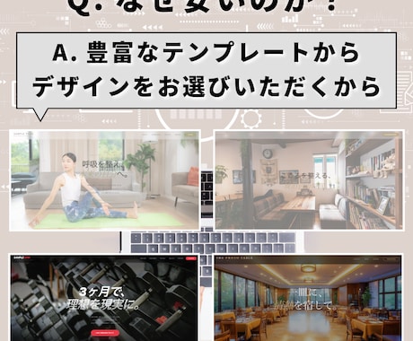 丸投げOK！ 「強み」を言語化するHP制作します 低価格&高品質　テンプレ活用×プロの文章で集客の土台を作る イメージ2