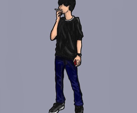 イラスト描きます アイコン、壁紙風、やわらかタッチ。 イメージ1