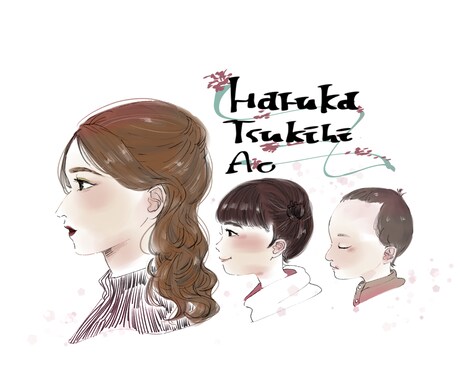 オシャレアイコン、個性なイラスト描きます 個性を生かしたイラスト好き女が描く絵、どうですか？ イメージ2