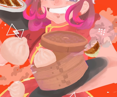 厚塗りなイラスト描きます 厚塗りな目を引くイラスト描きます イメージ2