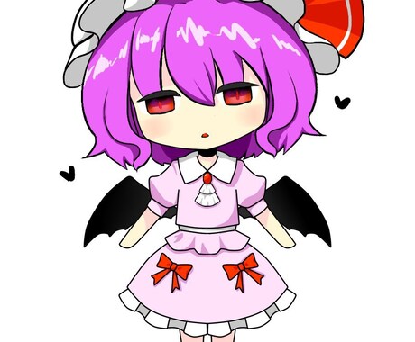 オリジナル、二次創作のミニキャラ描きます 素早くアクキーや缶バッジのミニキャライラストが欲しい方へ！ イメージ2