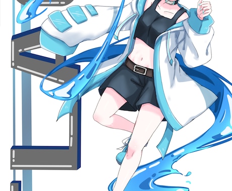 配信者様のご希望に沿った可愛いイラストを描きます Vtuber、配信者様が使いやすいサムネやアイコン立ち絵など イメージ2