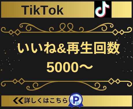 TikTokのいいね＆再生回数を5000増やします 【実績3150件以上】TikTokのいいね＆再生回数増加 イメージ1
