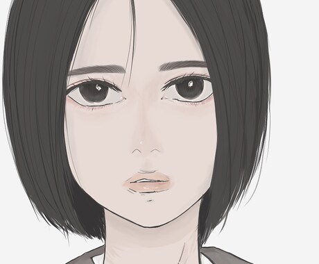 女の子のイラストを描きます どこかミステリアスで素敵な女性 イメージ1