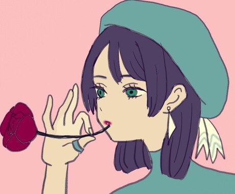 SNS用のアイコンを作成いたします シンプルから綺麗めまで！老若男女対応致します！ イメージ2