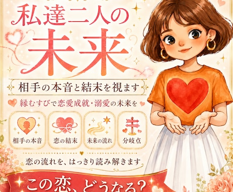 私達近い未来｜相手の本音と結末を視ます 縁むずびで恋愛成就・溺愛の未来を叶えましょう。 イメージ1