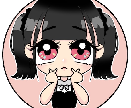 アイコン用イラスト作成します アイコン用の為、まる枠に入るようなイラストです イメージ1
