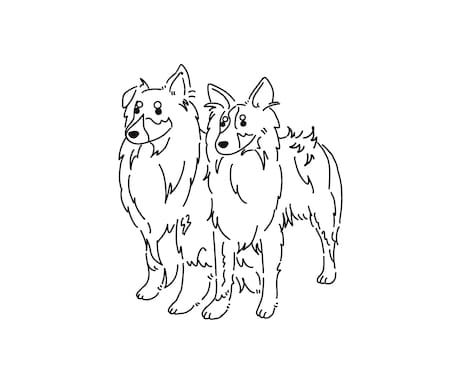 あなたのペットをシンプルイラストにします シンプルでアイコンにも使いやすいイラストをお届け！ イメージ1