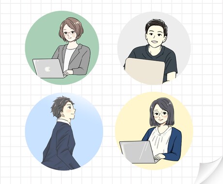 SNSで使いやすい好印象なアイコン描きます シンプルなタッチ＆優しい手描き感 イメージ2