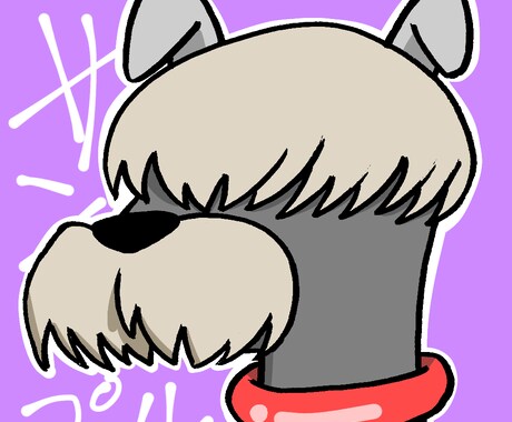 SNS用に!可愛いペットのアイコン描きます 最短1日で納品!写真からペットの素敵なアイコン作成します! イメージ2