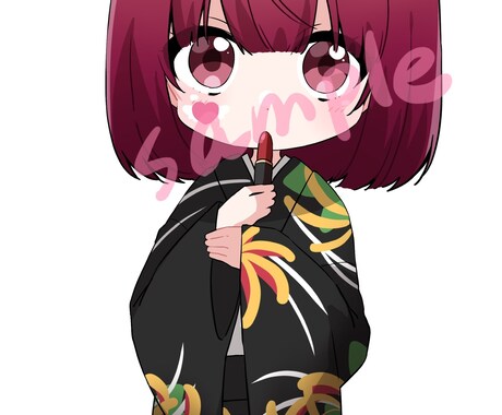 SNS用アイコン描きます デフォルメ(ミニキャラ)描きます イメージ2