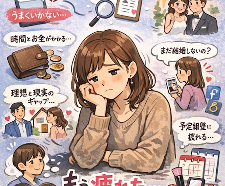 婚活の悩み　【結婚相談所代表】が話を聞きます あなたは婚活疲れしていませんか？その理由を教えてください イメージ2