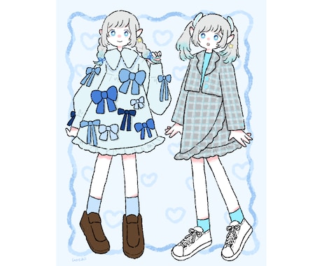 コーディネートイラストを描きます イメージ1
