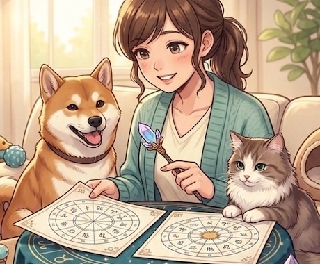 本質コース☆ペットの星読み＆気質分析します 星読みで解き明かす。絆が深まるペットの性格鑑定 イメージ1
