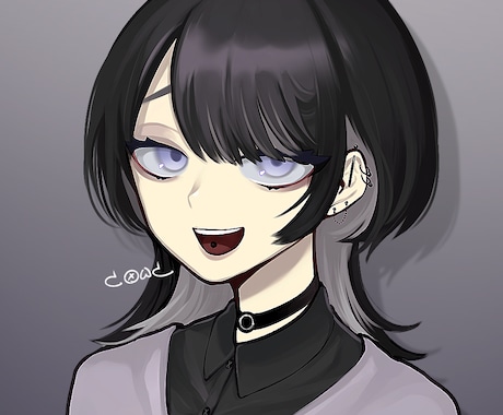 SNS用アイコンイラスト描きます 早い対応でかっこいい系からかわいい系まで！ イメージ2