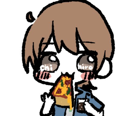 デフォルメイラスト描きます ゆる可愛い顔アップの専用アイコンイラストを作成します イメージ2