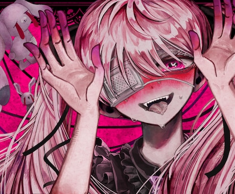 サムネイルイラスト描きます 【病みかわイラスト・ロリータ・地雷系イラスト】 イメージ1