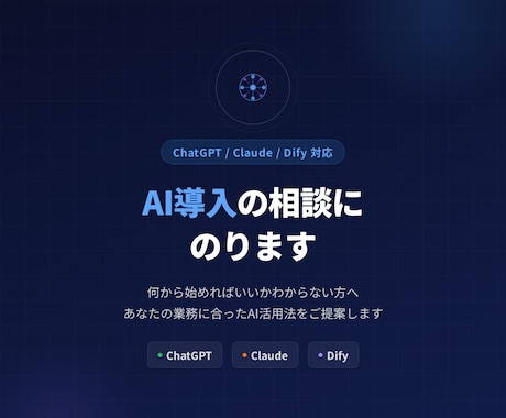 AI導入の相談にのります SaaS開発経験ありのエンジニアが伴走します イメージ1