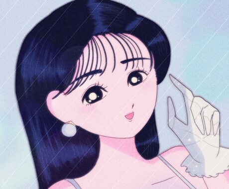 レトロな人物イラストを描きます 広告のイメージイラストやSNSのアイコンなど イメージ1