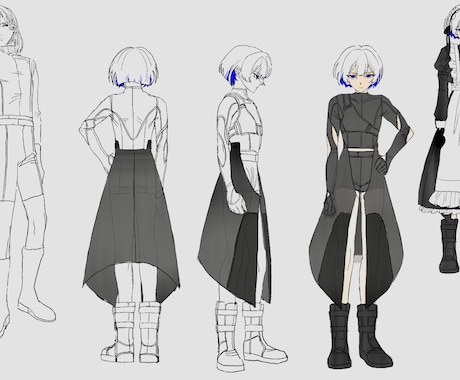 用途考慮で詳細にキャラクターをデザインします 用途に沿ったキャラクターデザイン承ります！ イメージ2