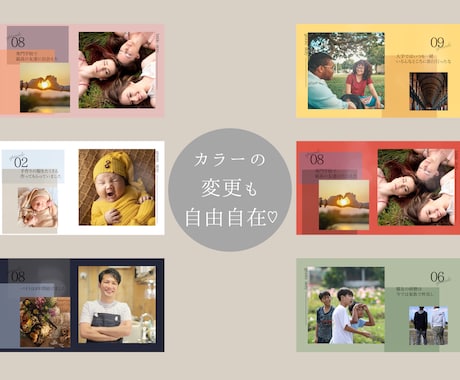 115万キロのフィルムの生い立ちムービー作成します 1シーンにつき2枚の写真が使える！修正無制限でDVD付き！ イメージ1