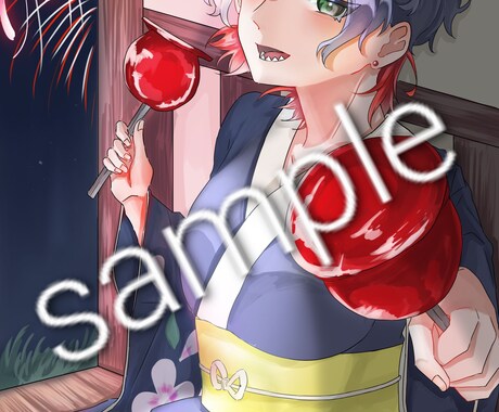1枚絵を描きます 背景ありの1枚絵を描かせていただきます。 イメージ2