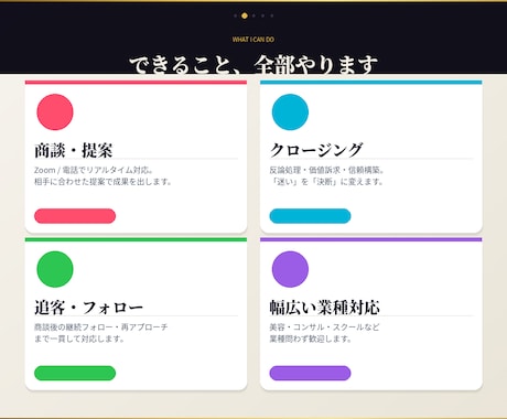 営業経験8年以上｜商談クロージング追客を代行します 成約できなければ料金の半額返金。それだけの自信があります。 イメージ2