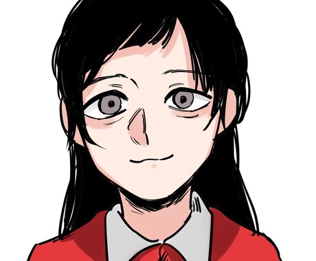 線画・アニメ風・厚塗り風イラストアイコン承ります 1枚1000円★自分だけのイラストアイコンが必要な方へ イメージ2