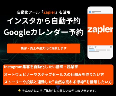 オーダーメイドの自動化ステップを構築サポートします 【初心者OK】インスタ集客から無料相談まで完全自動化構築 イメージ2