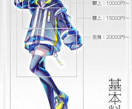 MV・サムネetc目を惹く映えるイラストを描きます 唯一無二でクリックしたくなるようなイラストを提供します‪☺︎ イメージ2
