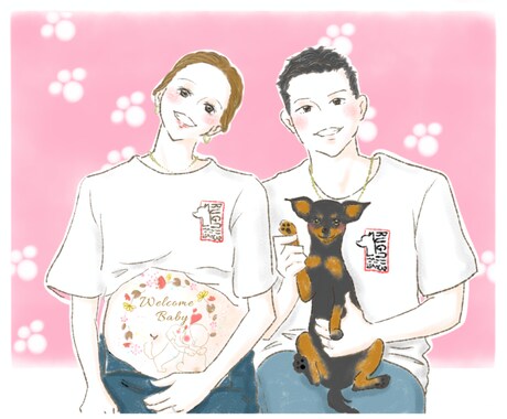 商用◎あなたの『好き』を詰め込んだイラスト描きます 選べるイラストタッチ！オプションでグッズ販売も◎ イメージ2