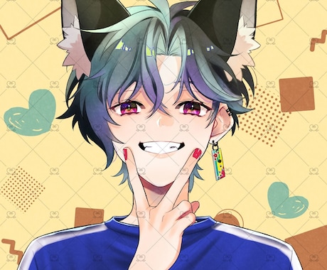 SNSアイコンを描きます SNSを楽しくするオリキャラ、イメージイラスト描きます！ イメージ2