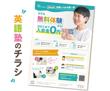 分かりやすい、親しみやすいチラシを制作します 複雑な情報も整理して魅力を伝えます！ イメージ2