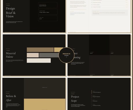 インテリア提案書を制作します 工務店・設計事務所向けCanvaテンプレート イメージ2