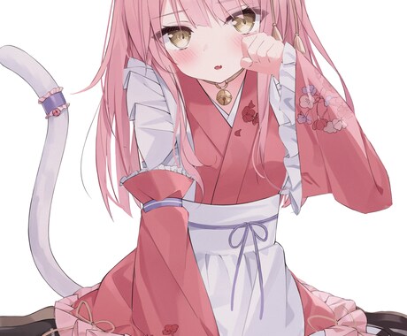 透明感のあるかわいい女の子のイラストを作成します SNS、サムネイル、鑑賞用など イメージ2