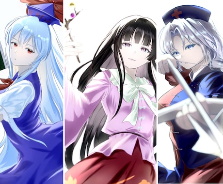 透明感と儚い雰囲気のイラストを制作します イメージ1