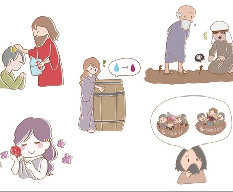 ゆるい解説イラスト、挿絵イラスト描きます 可愛くてわかりやすいイラストを制作します イメージ2