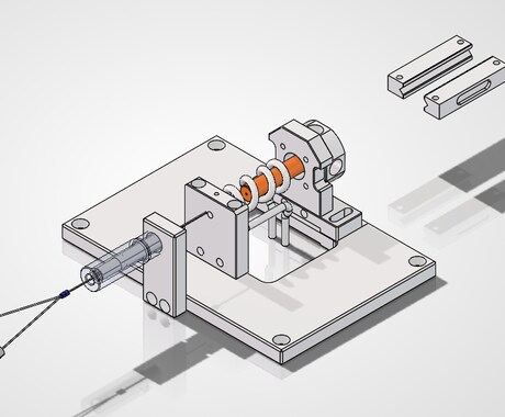 SolidWorksで部品・治具を設計しますます 製造経験を活かした加工性、メンテナンス性を考慮した機械設計 イメージ2