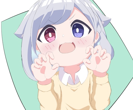 商用利用可能✩SDキャラクター風アイコンを描きます (可愛いアイコンであなたのSNSライフを彩ります！) イメージ1