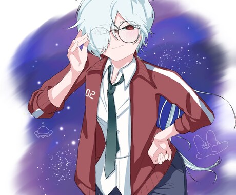 歌ってみたイラスト、アイコン等のイラストを描きます シンプルな色塗りから、重厚感のある塗りが得意です。 イメージ2