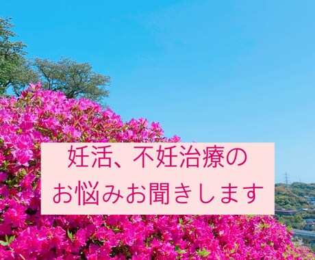 妊活や不妊治療のお悩みお聞きします 高度不妊治療経験者が妊活のお悩みお聞きします！ イメージ1