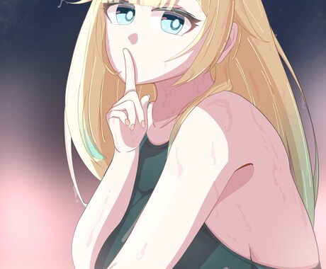 アニメ調のイラストを作成します 可愛い女の子のアイコンを描きます イメージ2