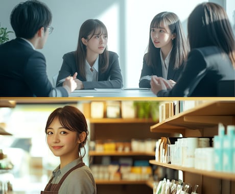 雰囲気のある WEB画像・モデルを作成します ホームページ・Top画像・FV・挿入写真・求人広告・イメージ イメージ2