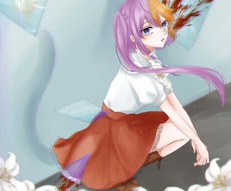 イラスト(アイコン/一枚絵など)作成いたします アイコン、一枚絵などを作成いたします。 イメージ2