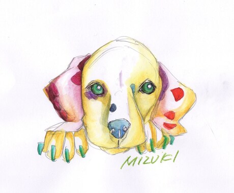 ペット、動物の似顔絵描きます ペットの似顔絵が欲しいという方やSNSのアイコンにしたい方 イメージ2